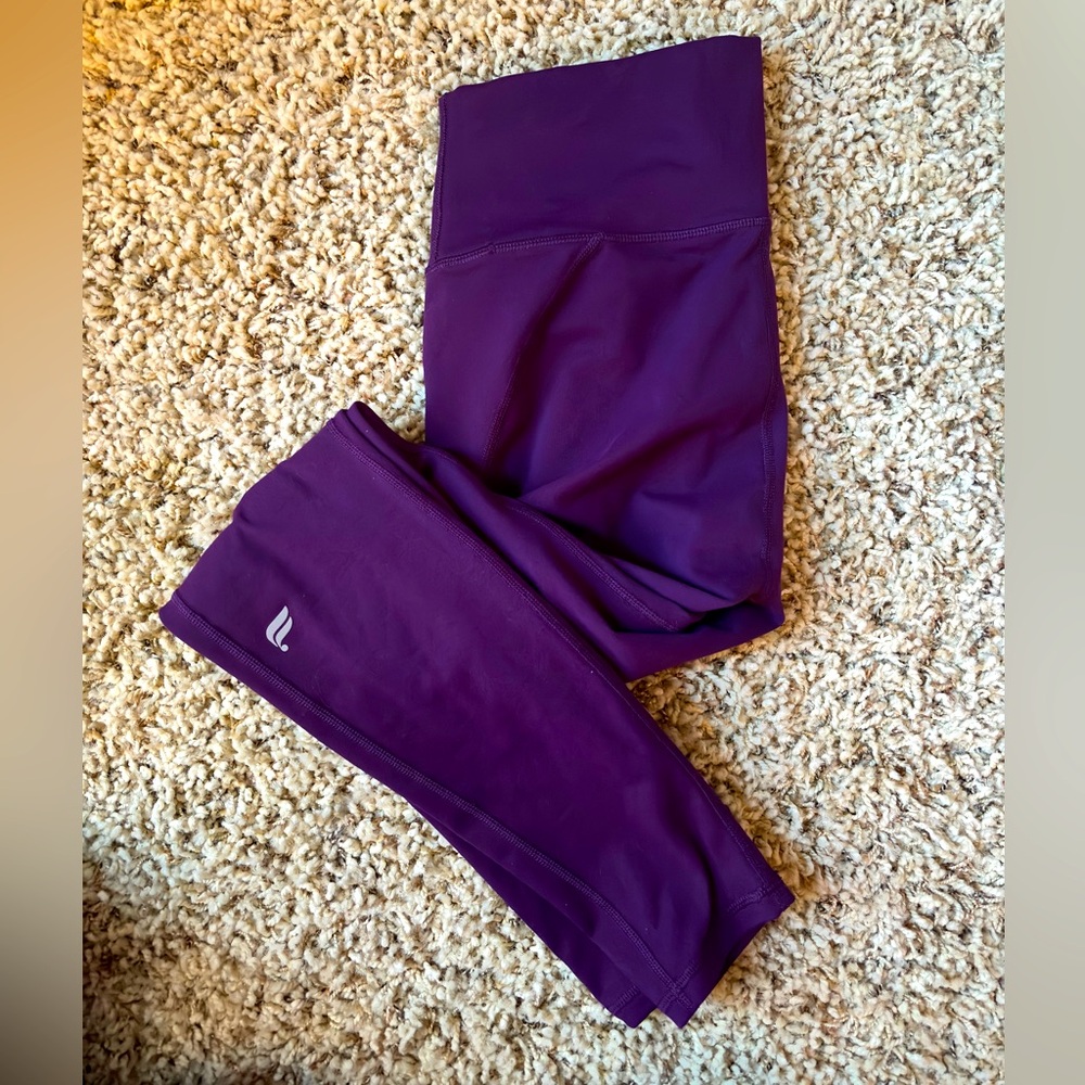 Fabletics Luxe Plum High Waisted Legging